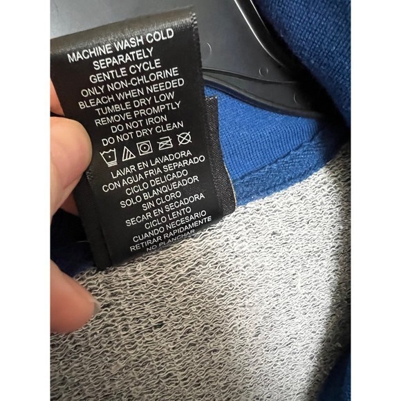 NFL Juniors Colts quarter zip gray/blue size L 11/13‎ - Picture 5 of 5